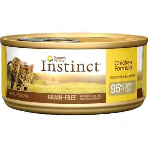 Instinct Grain-free Chicken Formula Canned Cat Food 5.5-oz
