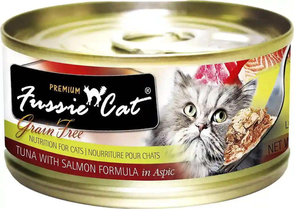 Premium Tuna With Salmon Formula In Aspic Grain-free Canned Cat Food 2.8-oz