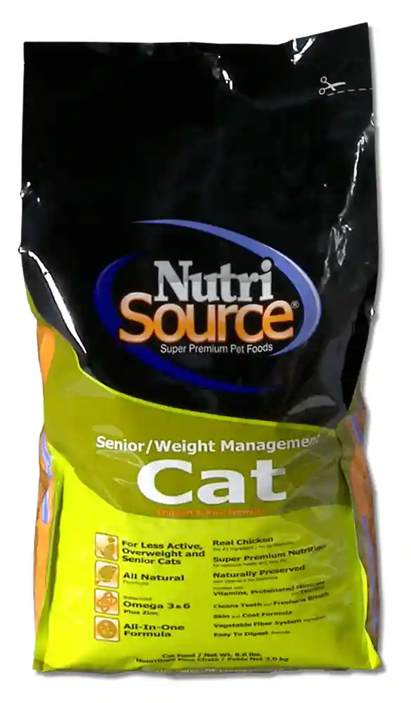 Nutrisource Weight Management Cat Food 6.6 Lbs