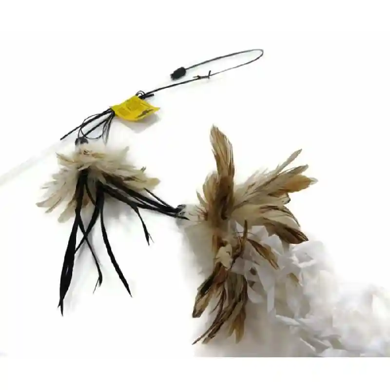 Purrfect Crunchy Feather Toy