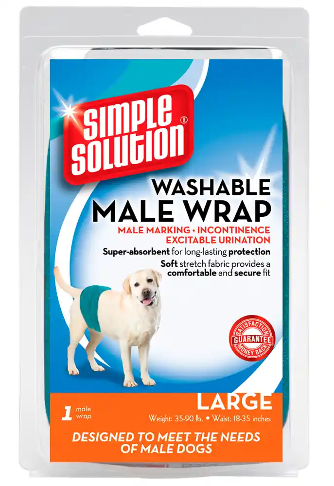 Simple Solution Male Diaper Garment Large