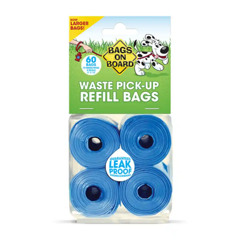 Bags On Board Pet Waste Dispenser Refill Bags 60ct