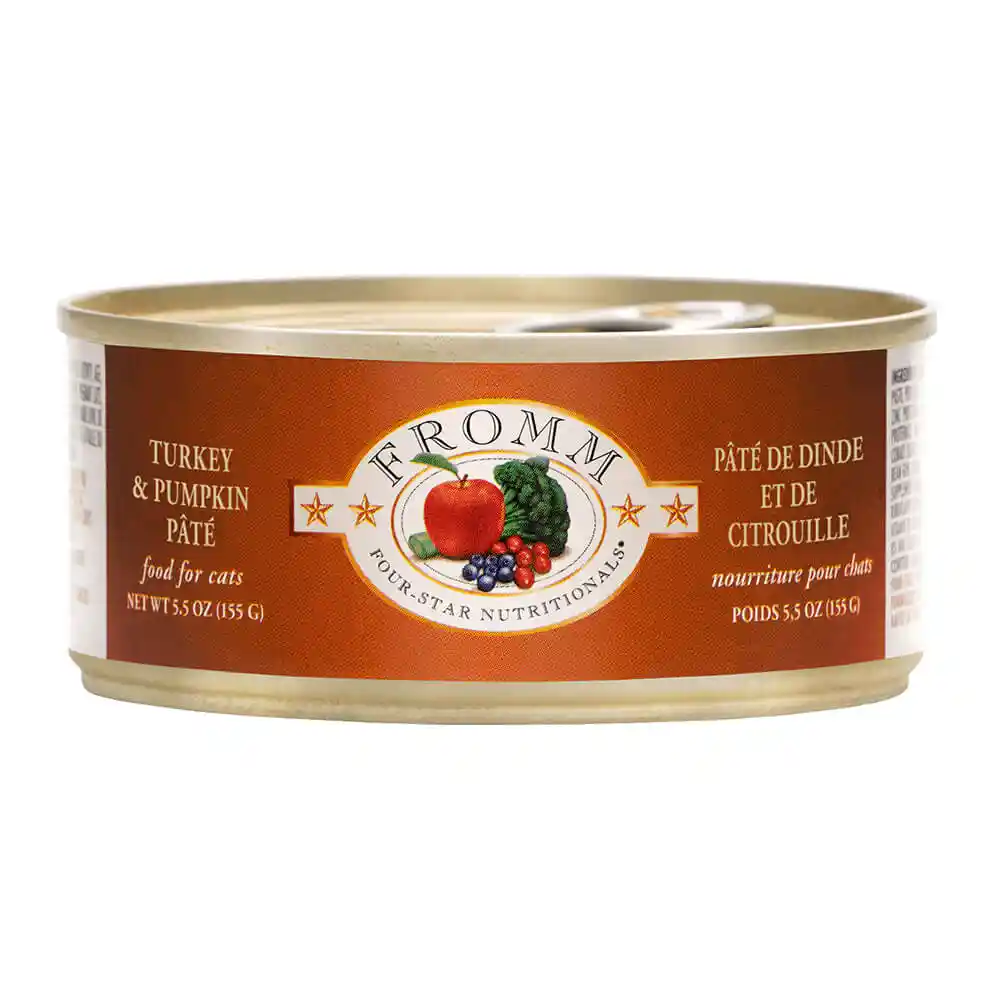 Fromm Four-star Cat Pate Turkey & Pumpkin 5.5oz
