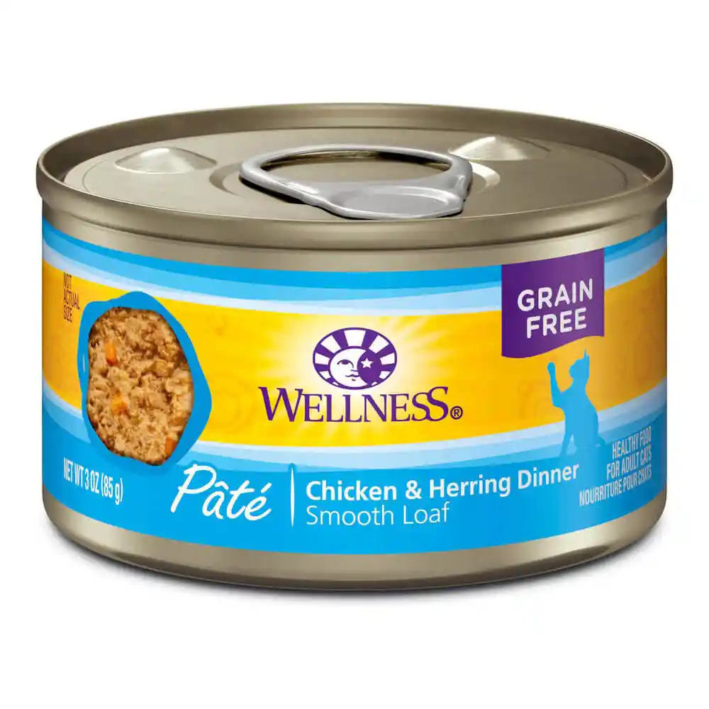 Wellness Cat Cmplthlth Gf Chk Hrng Pate Can 3-oz