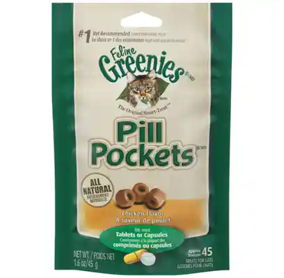 Pill Pockets Chicken Cat Treats - 1.6oz Pouch