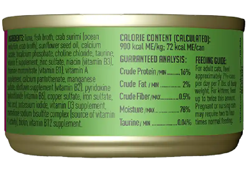 Tuna And Crab - 2.8oz Can