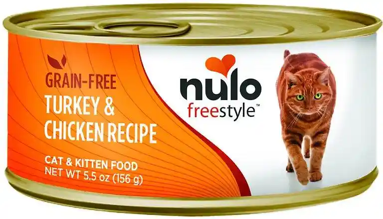 Freestyle Turkey & Chicken Recipe Grain-free Canned Cat & Kitten Food 5.5-oz