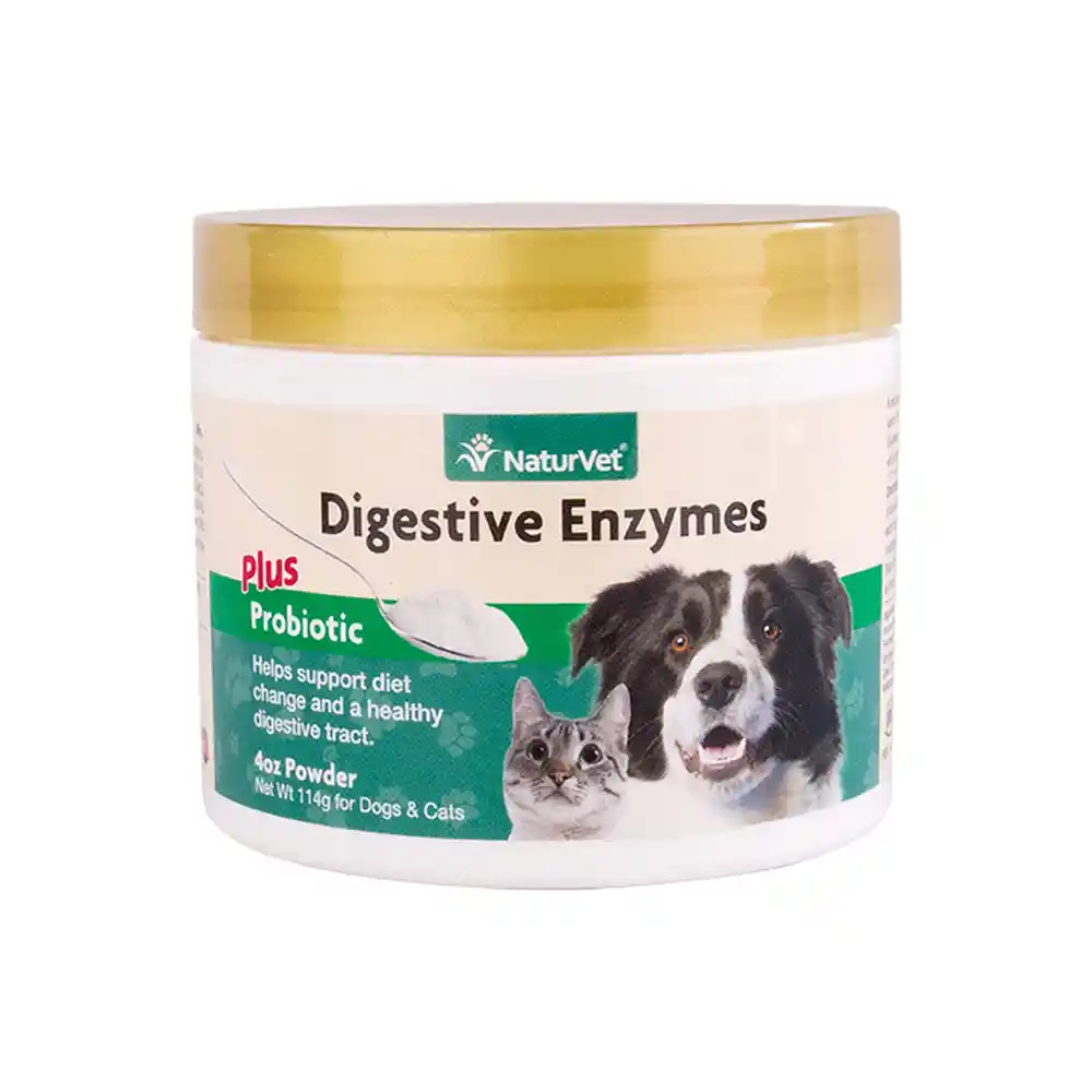 Naturvet Digestive Enzymes & Probiotics 4 Oz