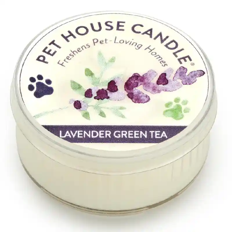 Pet House Candle Mini Lavender Green Tea 1.5 Oz 12pk
