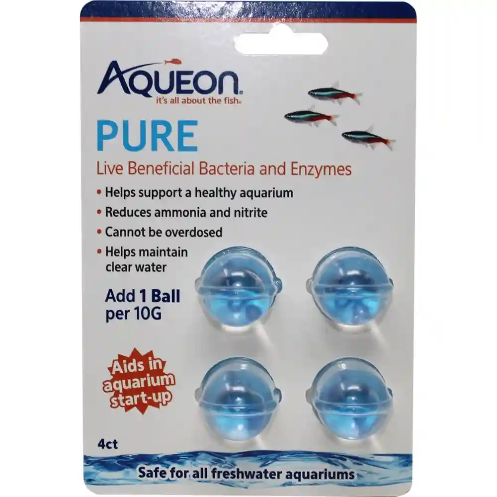 Aqeon Pure Live Beneficial Bacter 10gal Dose - 4pk