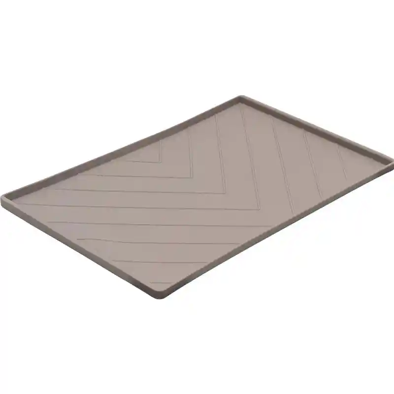 Mess D Mat Slcn Rods Gry Lg