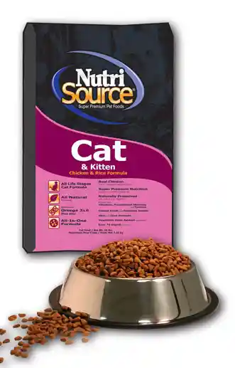 Nutrisource Chicken & Rice Cat Food 1.5 Lbs