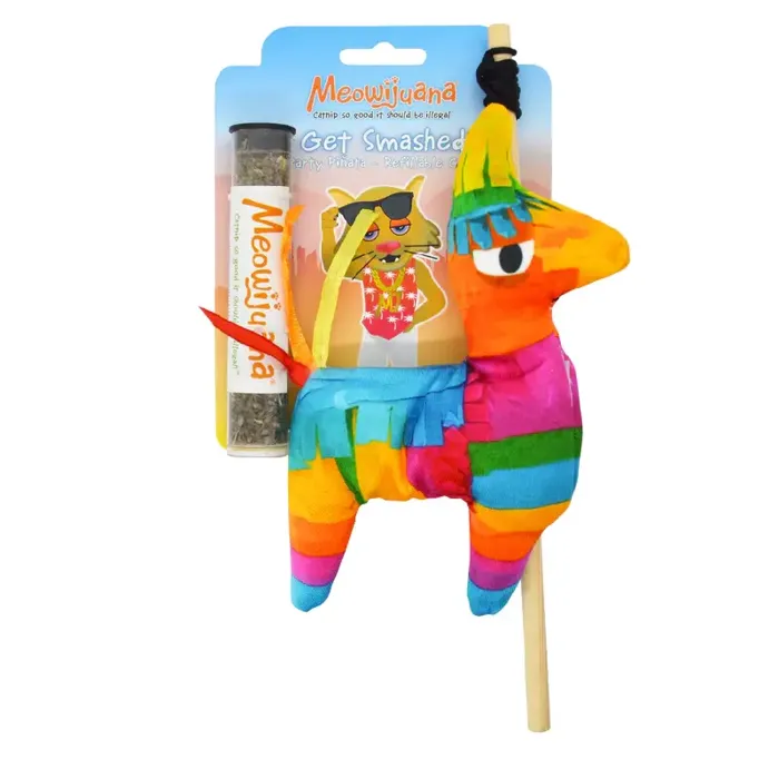 Meowijuana Toy - Get Smashed Pinata W/wand