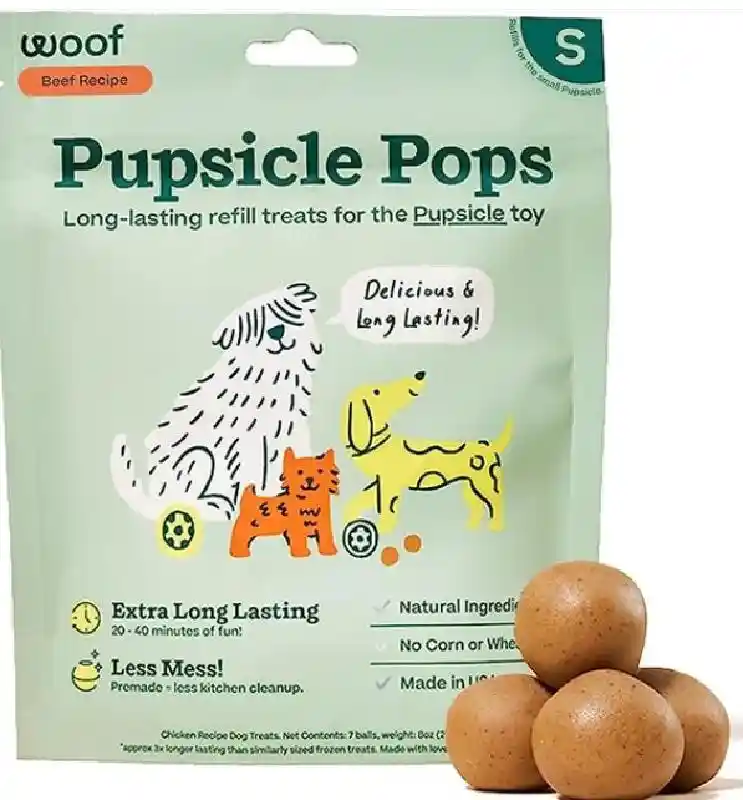 Woof Pupsicle Beef Pops SM