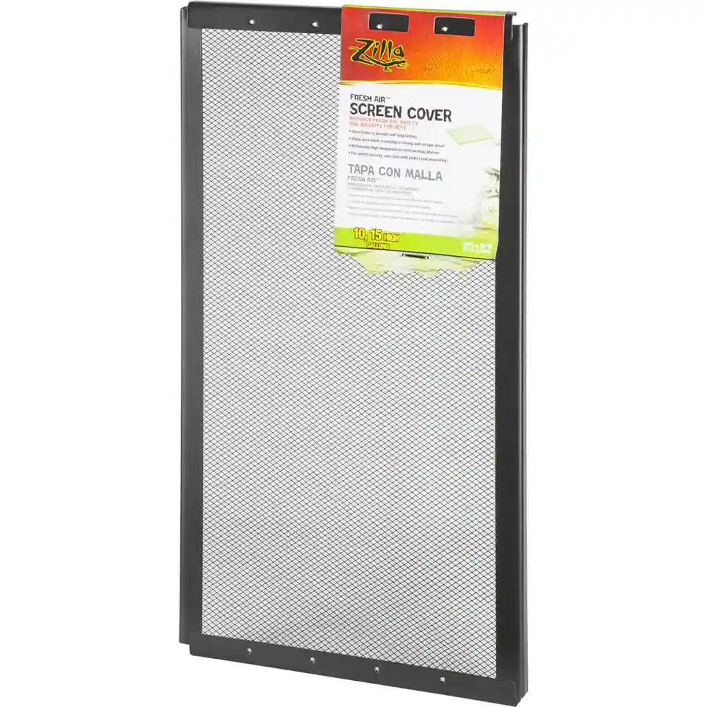 Zilla Screen Cover 20"x10" 10 Gallon-black