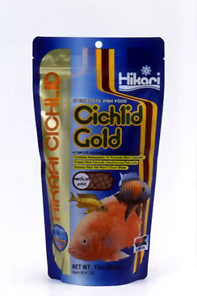 Hikari Food Cichlid Sink Med Pellet 12 Oz