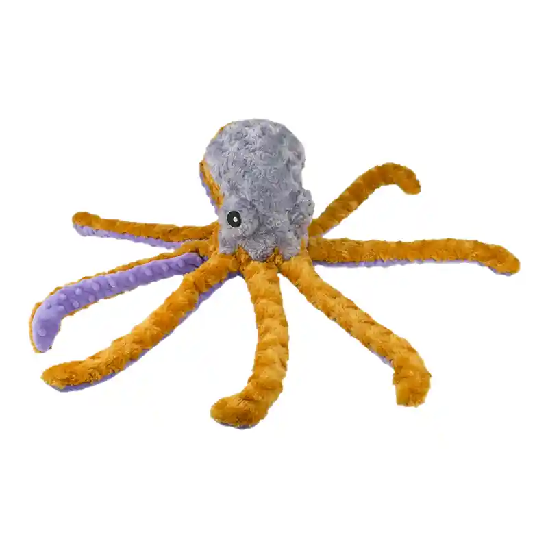 TTails Octopus Rope Crinkle Toy 14"