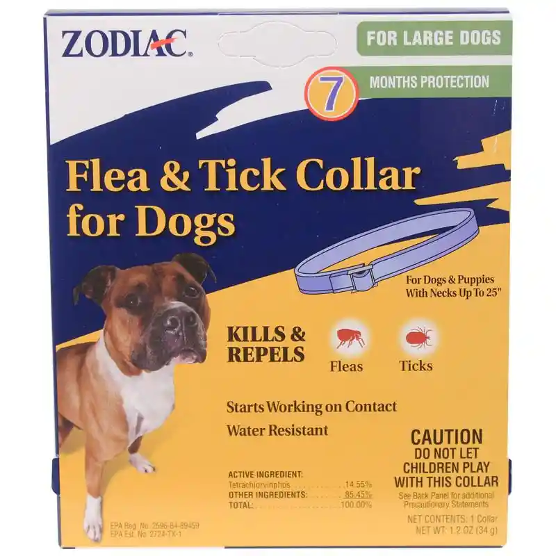 Zodiac F&t Collar For Large Dogs 7 Month Large
