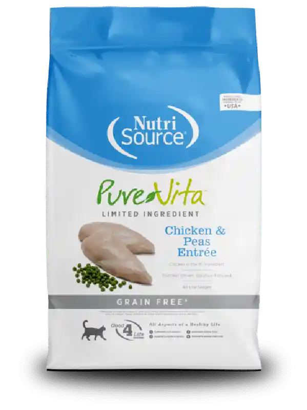 Pure Vita Grain Free Chicken Cat Food 6.6 Lbs