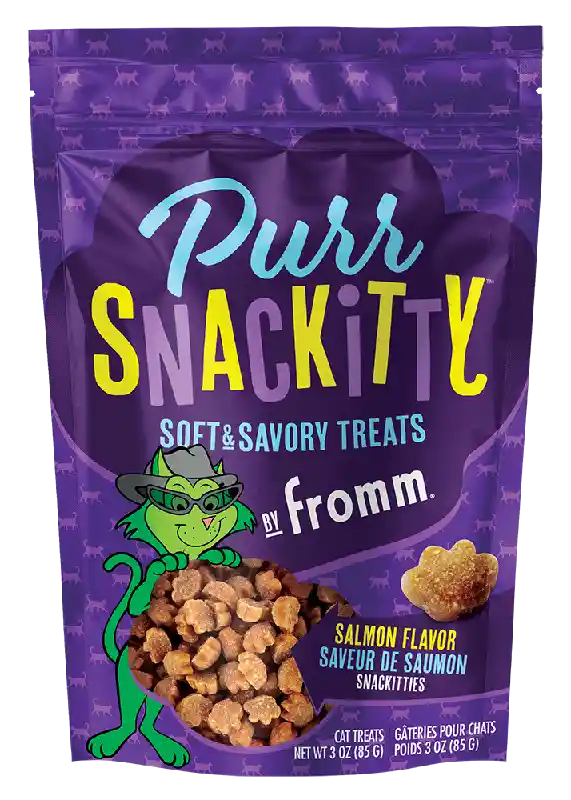 Fromm Purr Snackitty Salmon Treat 3-oz