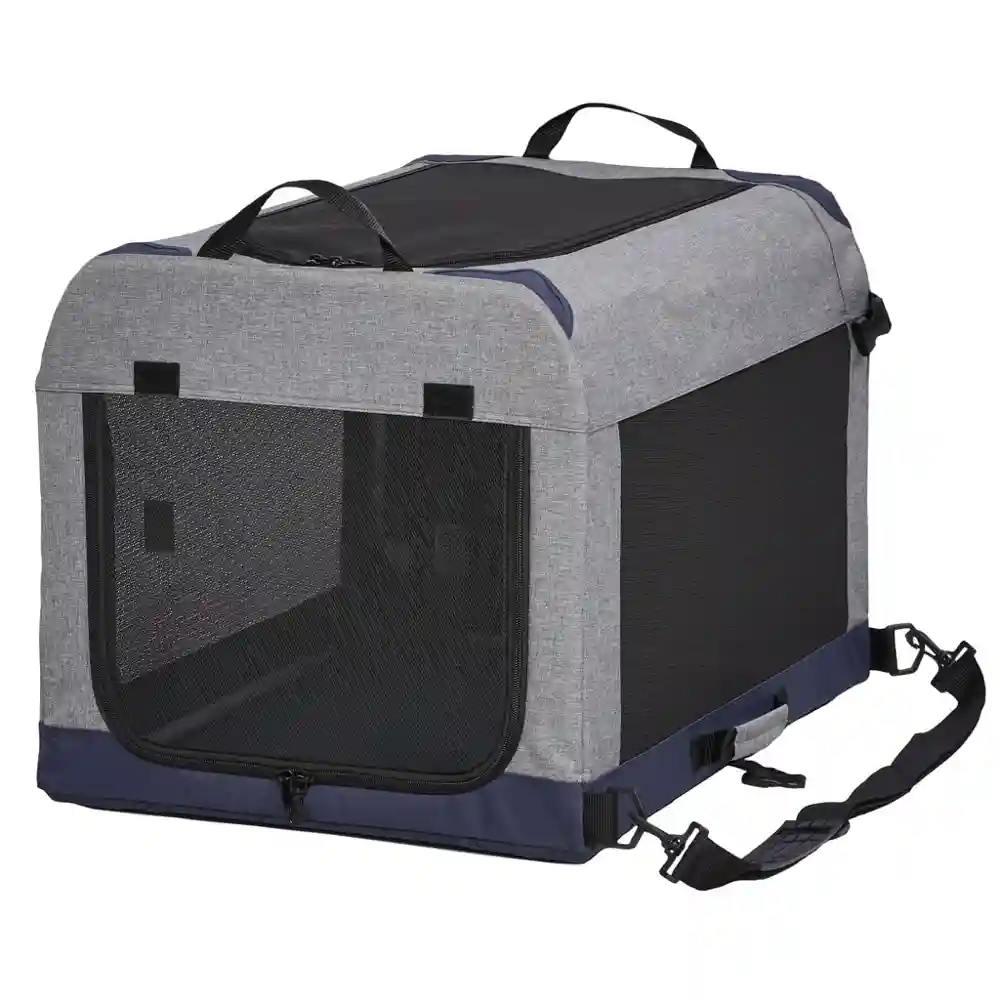 MW Canine Camper Crate Gray 42"