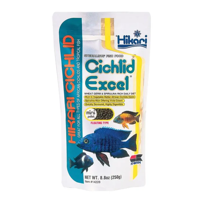 Hikari Food Cichlid Excel Mini Pellet 8.8 Oz