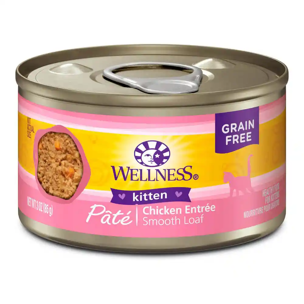 Wellness Complete Health Can Cat Food Kitten Recipe 3-oz