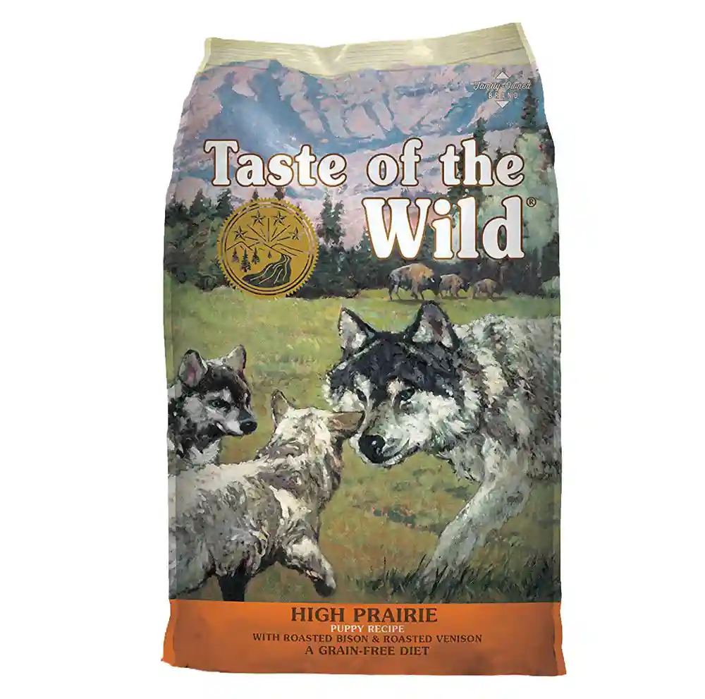 High Prairie Roasted Bison & Venison Puppy Dry Food 14-lb