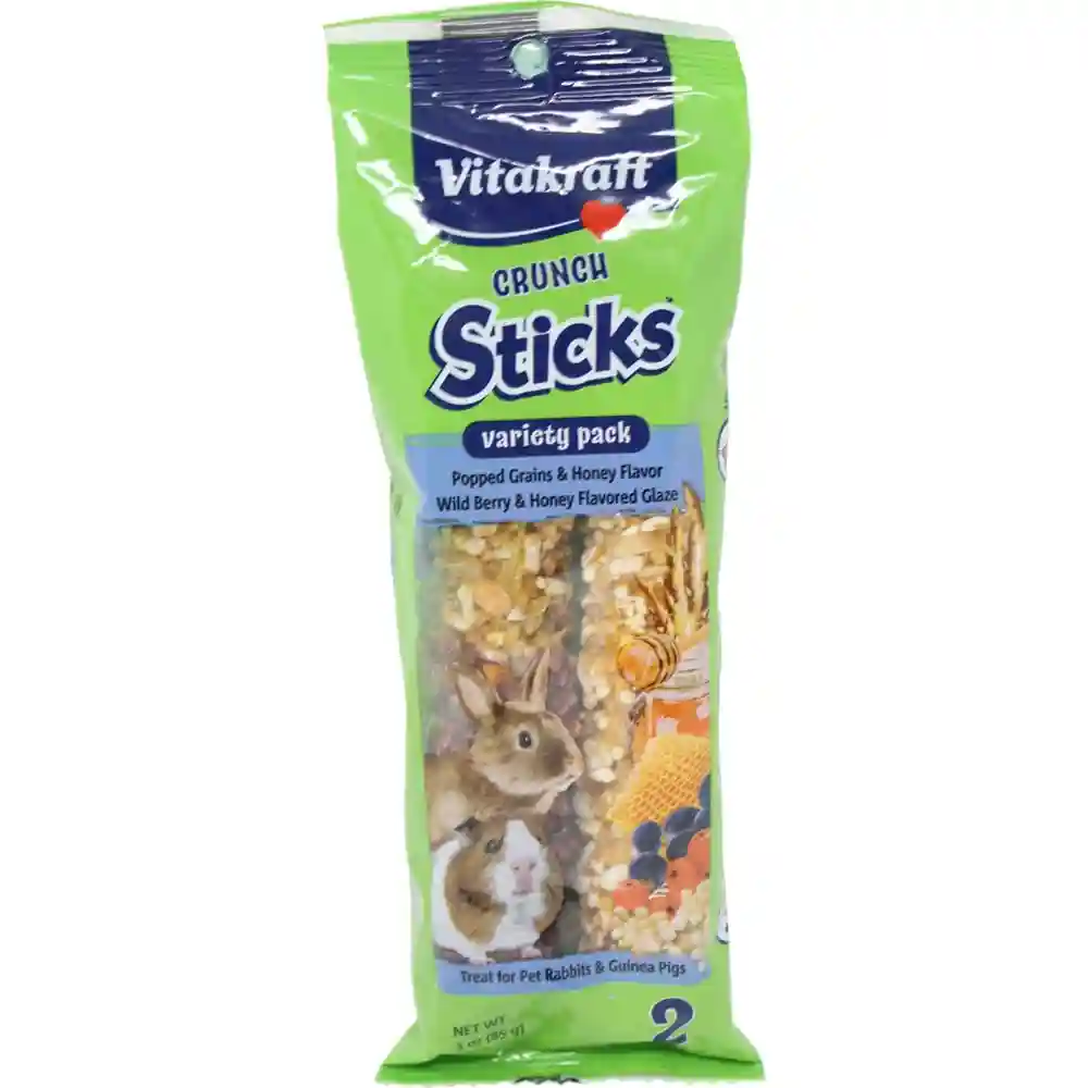 3 Oz. Crunch Sticks - Variety Pack - Rabbits And Guinea Pigs