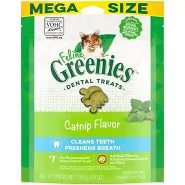 Adult Dental Care Catnip Cat Treats - 4oz Pouch