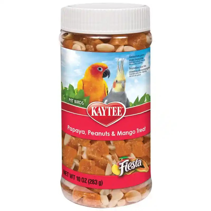 Kaytee Fiesta Papaya Peanut Mango Treat Jar 8 Oz