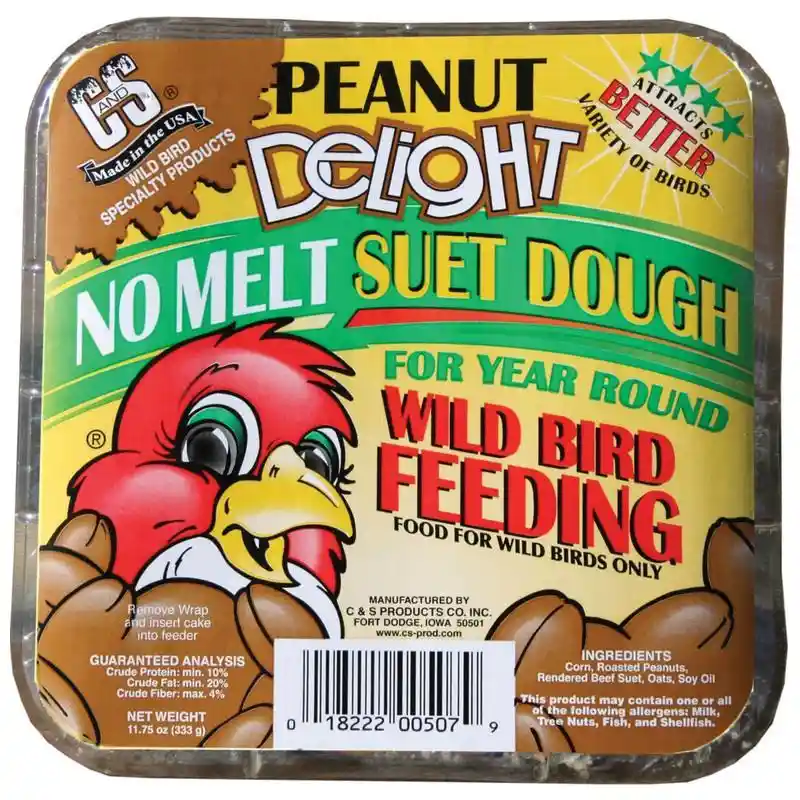 C&S Peanut Delight Suet Block 11.75oz