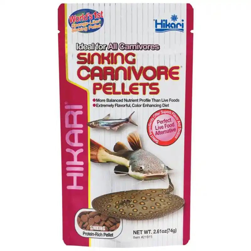 Hikari Tropical Sinking Carnivore Pellets 2.6 Oz
