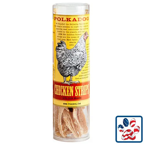 Polka Chicken Strip Jerky Tube 4oz