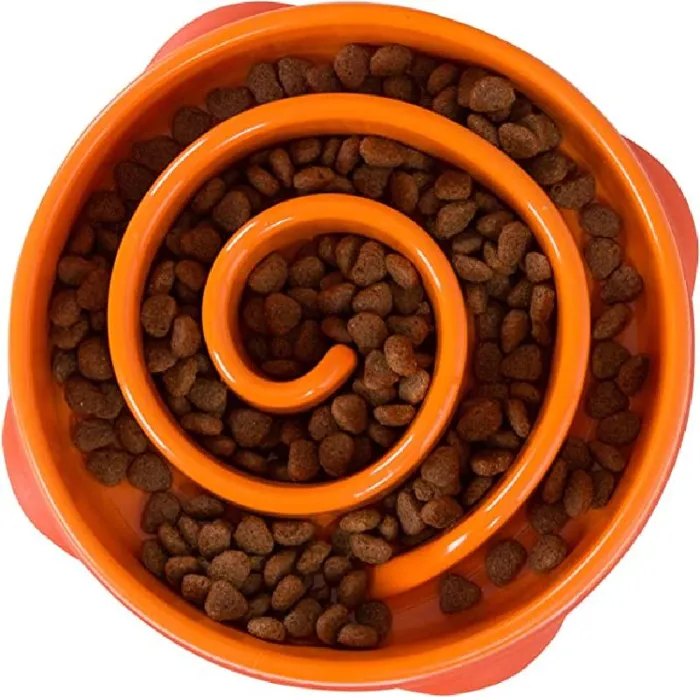 Slo-bowl Slow Feed Orange 5 Cu