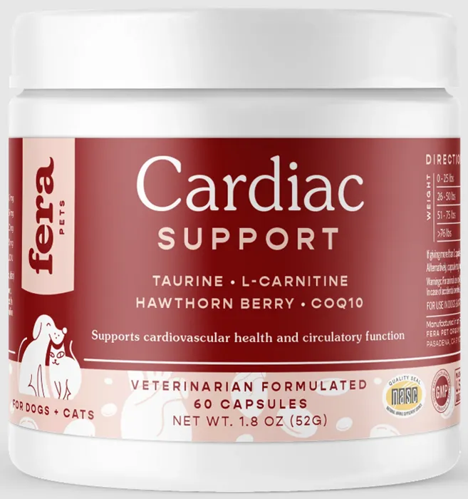 Fera Pet Organics Cardiac Support 60 Ct