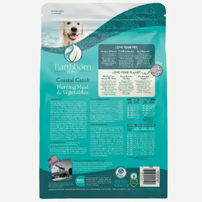 Earthborn Holistic Dog Coastal Catch 25 Lb