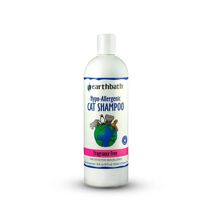 Hypo Allergenic Cat Shampoo Fragrance Free - 16-oz
