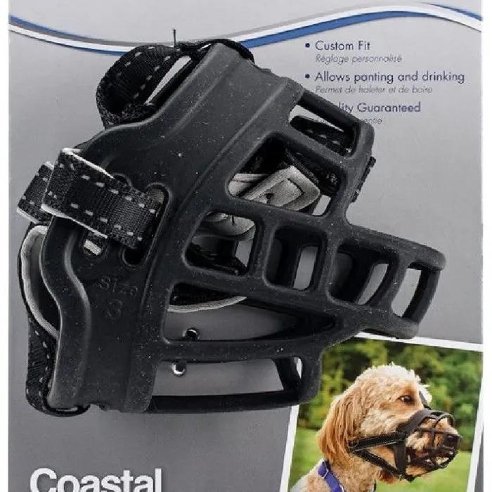 Coastal Soft Basket Muzzle - Black 02