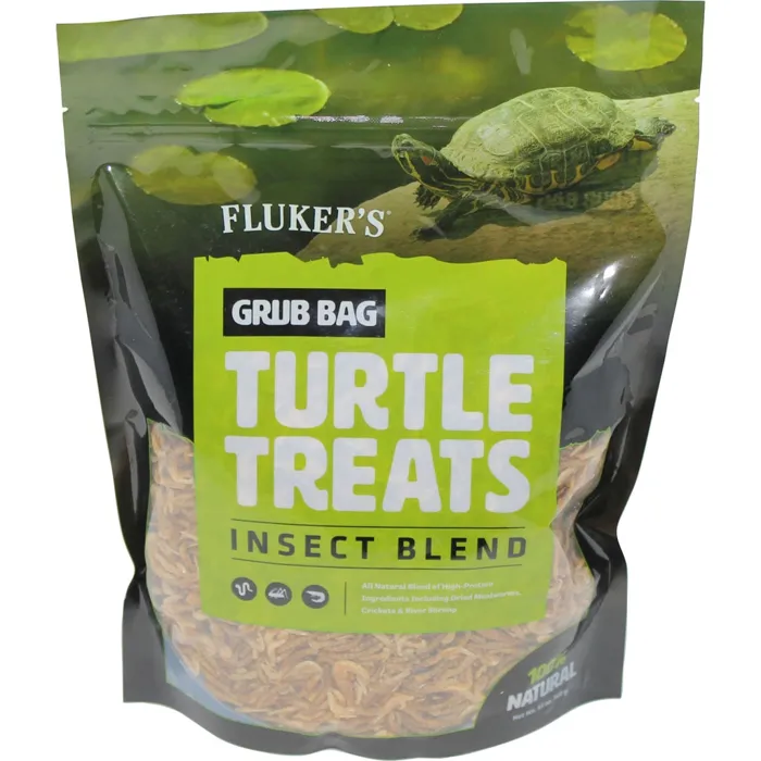 FLU 12 Oz. Grub Bag Turtle Treat - Insect Blend