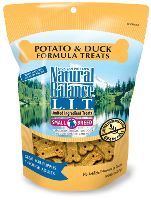 L.i.t. Limited Ingredient Treats Potato & Duck Dog Treats 8-oz-small Breed