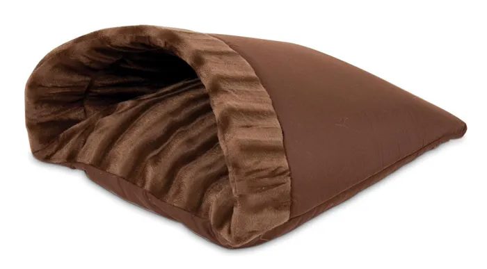 Kitty Cave Bed 16"x19"-brown