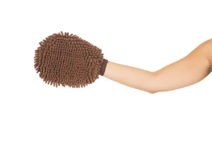 Dog Gone Smart Dirty Dog Grooming Mitt Brown