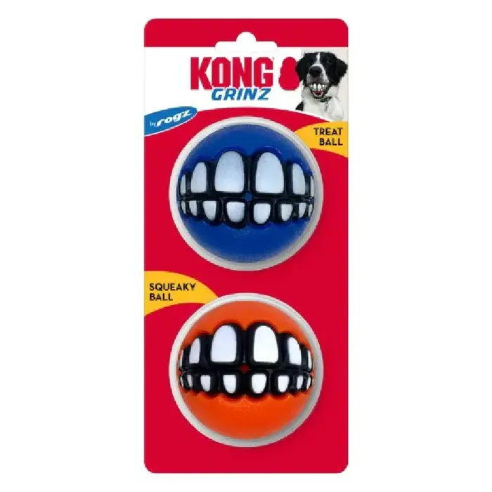 Kong Grinz By Rogz Asst Lg 2pck