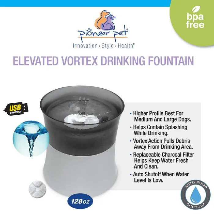 128 Oz. Elevated Vortex Drinking Fountain