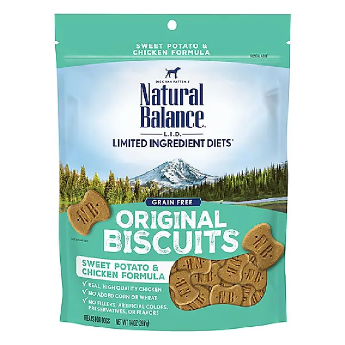 L.i.t. Limited Ingredient Treats Sweet Potato & Chicken Formula Dog Treats 14-oz
