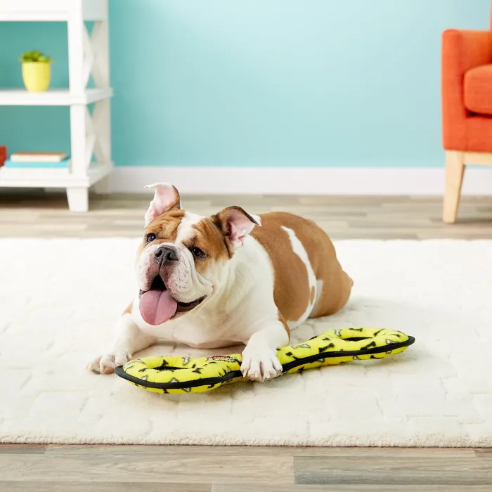 Ultimate Tug-o-war Yellow Bone Dog Toy M
