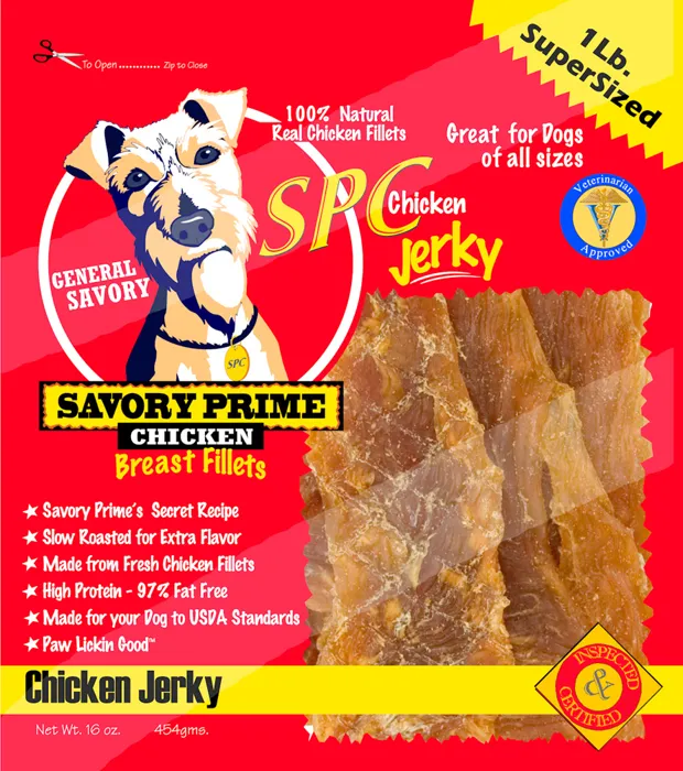 Treat Natural Chiken Jerky 16 Oz