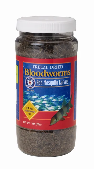 SF Freeze Dried Bloodworms 1 Oz