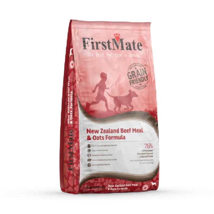 First Mate Grain Friendly Beef & Oats 25-lb